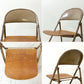 アメリカンシーティングカンパニー AMERICAN SEATING COMPANY フォールディングチェア プライウッド × スチール USビンテージ B ●