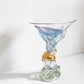 河内 あさこ KAWACHI Asako CAT COMPOTE コンポート皿 ガラス 金彩 オブジェ 現代作家 ■