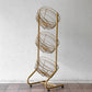 ダルトン DULTON ワイヤー ラウンド ラック WIRE ROUND RACK 収納家具 ラック ワイヤーバスケット 3段 アジャスター付き サンドベージュ 定価¥27,500- ◇