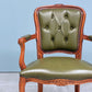ヨーロピアンクラシカルデザイン European classical design ロココ調 猫脚 アームチェア サロンチェア イタリア製 ◎