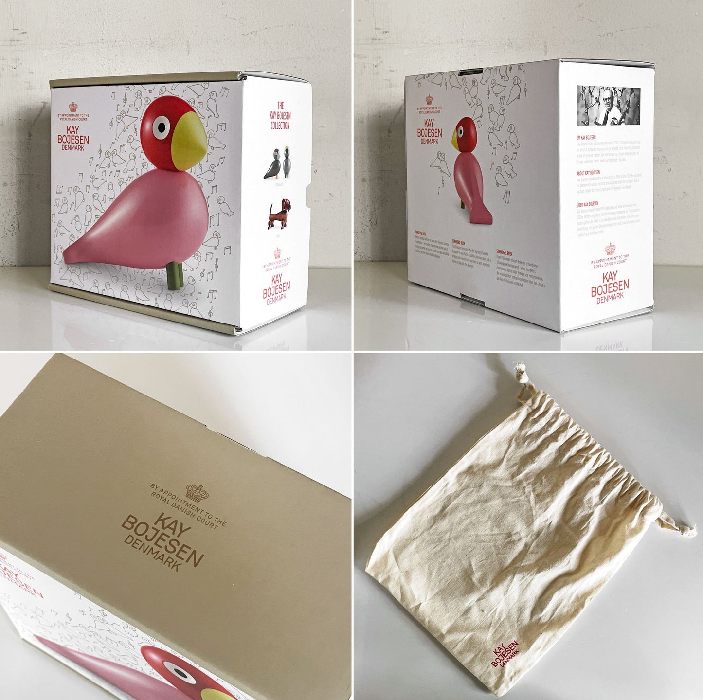 カイボイスン Kay Bojesen ソングバード SongBird ルット RUTH オブジェ デンマーク 北欧雑貨 箱付き ■