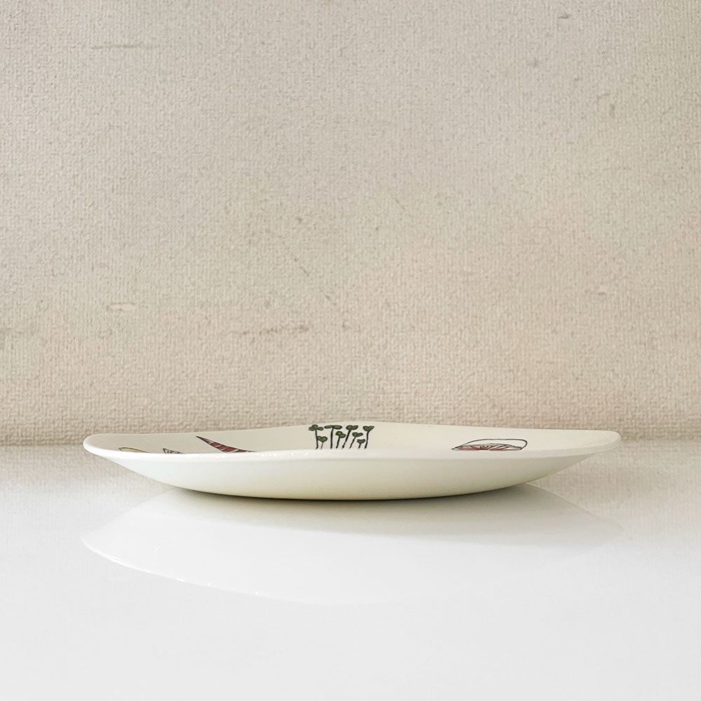 ミッドウィンター Midwinter サラダウェア SALAD WARE 19cmプレート スクエア テレンス・コンラン UKビンテージ ◎