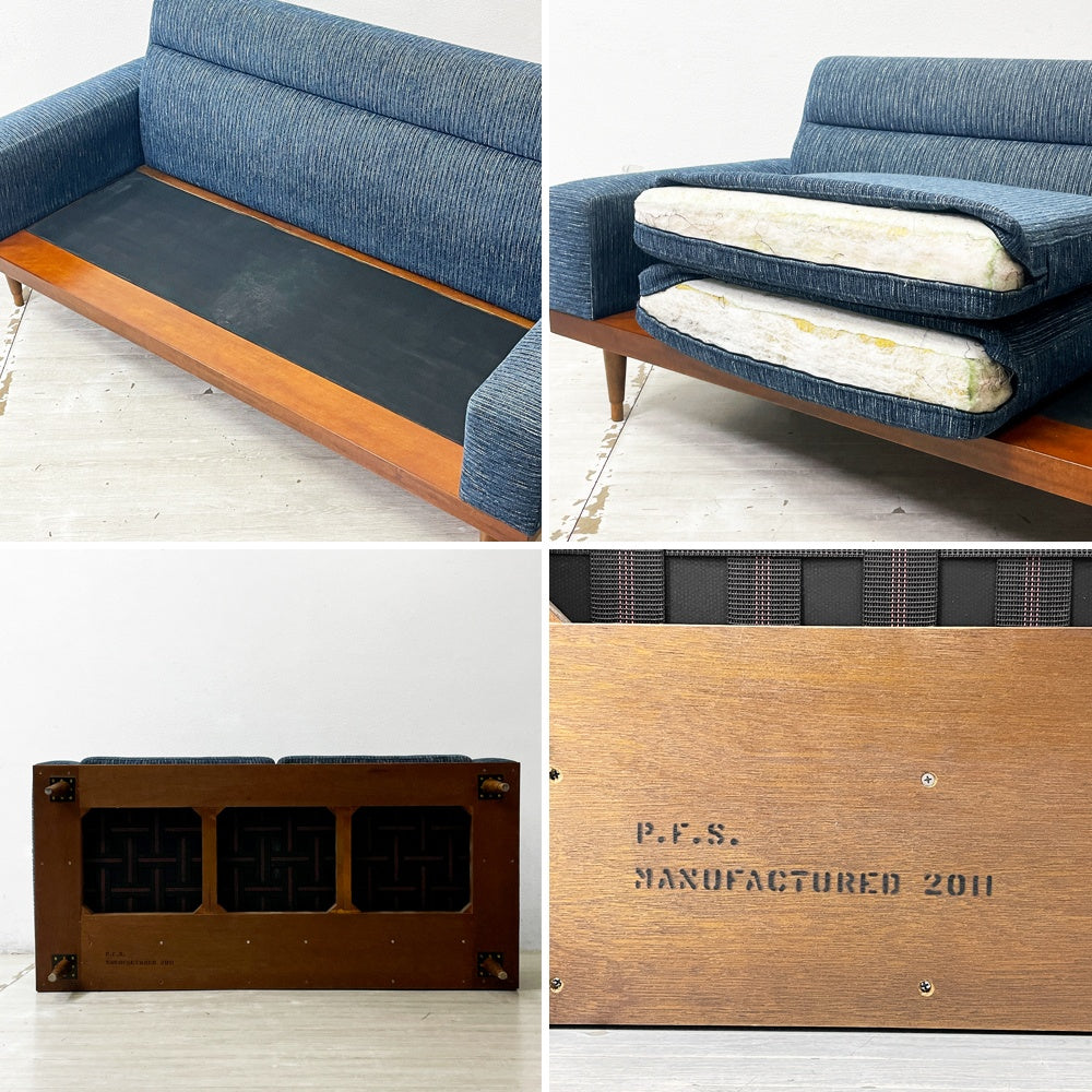 パシフィックファニチャーサービス Pacific Furniture Service P.F.S スタンダードC STANDARD C 2PW ソファ w160cm ブルー ●