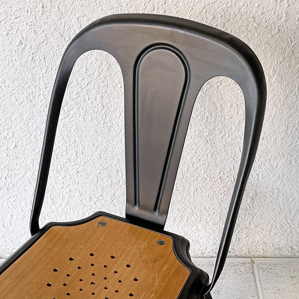 ノーザンオハイオインダストリアル Northern Ohio Industrial マルチプルズチェア Multipls Chair ダイニングチェア スタッキング ブラックスチール インダストリアルデザイン C ◇