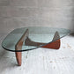 ヴィトラ vitra コーヒーテーブル Coffee Table イサムノグチ Isamu Noguchi ガラス天板 厚19mm ウォールナットフレーム ミッドセンチュリー 名作  参考定価￥514,800- ♪
