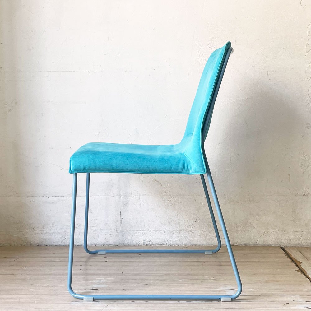 カッシーナ Cassina ixc. メンブレン MEMBRANE スタッキングチェア ダイニングチェア ブルー イタリア A ★