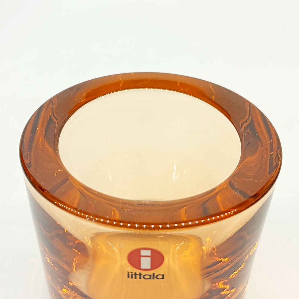 イッタラ iittala マリメッコ marimekko キビ kivi キャンドルホルダー リオブラウン 60mm ヘイッキ・オルヴォラ フィンランド 北欧 ★