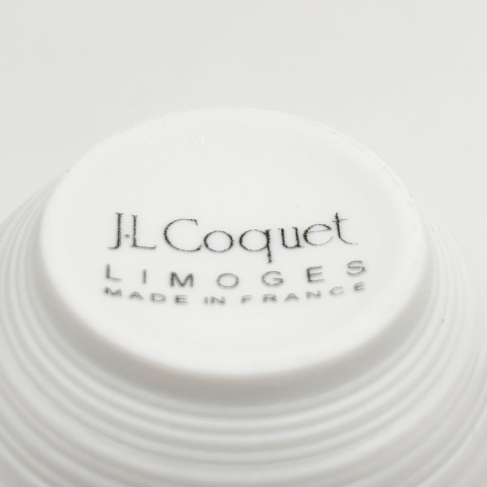 ジャン ルイ コケ JL Coquet エミスフェール Hemisphere コーヒーカップ＆ソーサー 磁器 洋食器 フランス B ●