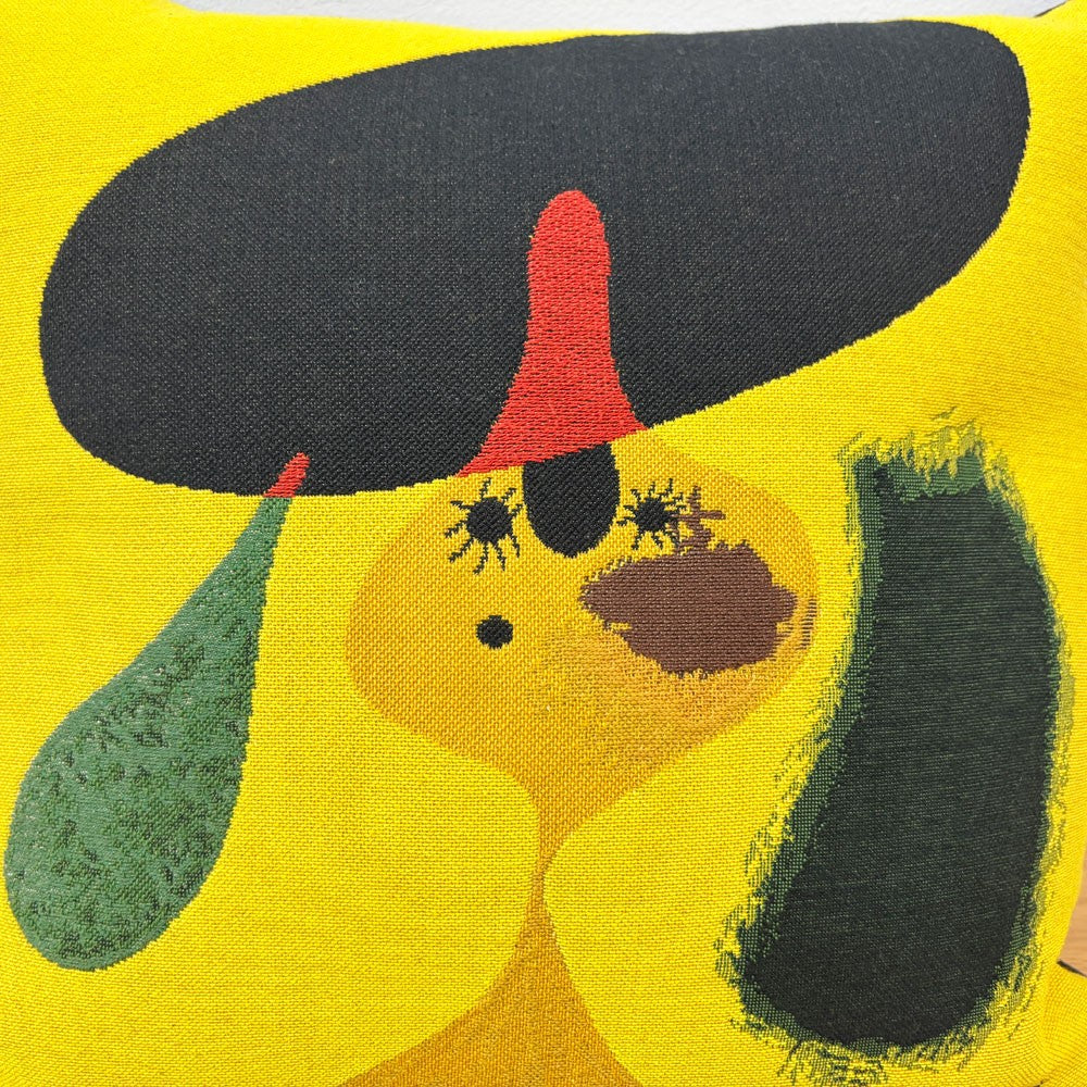 ジュール・パンス JULES PANSU クッション Joan Miro ジョアン・ミロ ポートレ ドゥ ジュヌフィユ 45cm コンランショップ THE CONRAN SHOP 取扱 ●