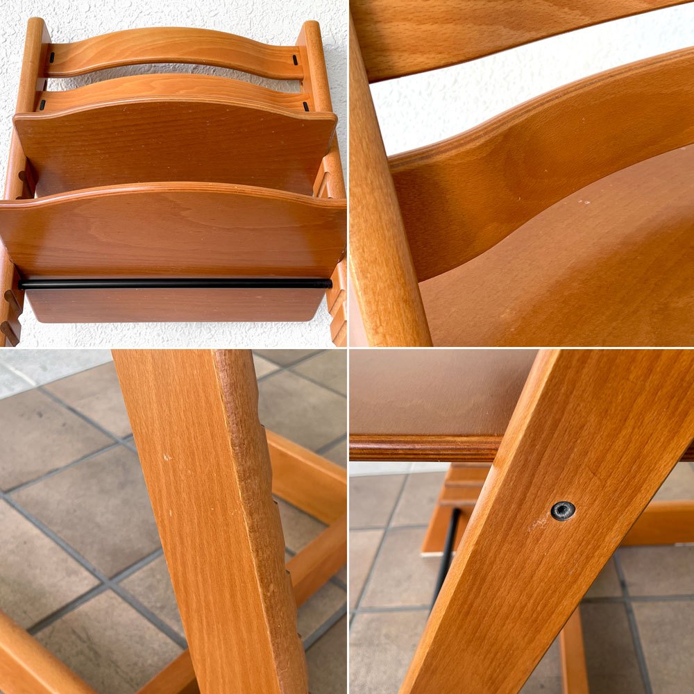 ストッケ STOKKE トリップトラップ TRIPP TRAPP ベビーチェア キッズチェア S/N3～ チェリー ノルウェー 北欧家具 ◇