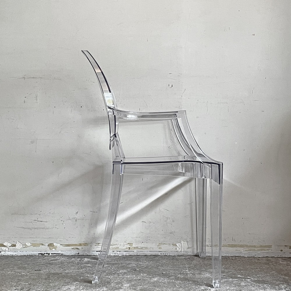 カルテル Kartell ルイゴースト Louis Ghost アームチェア ダイニングチェア クリスタル フィリップスタルク Philippe Starck イタリア ■