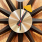 ヴィトラ vitra サンバーストクロック sunburst clock 壁掛け時計 ウォールクロック ブラック×ブラス ジョージ・ネルソン ミッドセンチュリー 未使用品 ■