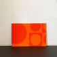 イノベーション INNOVATION ジオメトリ Geometri ファブリックパネル オレンジ 41×27.5cm ヴェルナー・パントン Verner Panton スペースエイジ B ◎