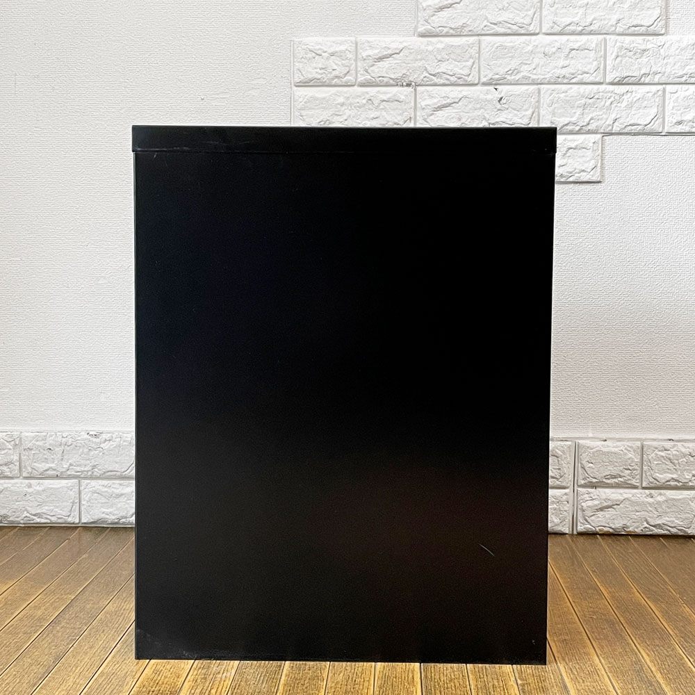 ビスレー BISLEY ベーシック BASICシリーズ BA3/10 A3 キャビネット デスクワゴン 抽斗10杯 ブラック オフィス家具 英国 ◎