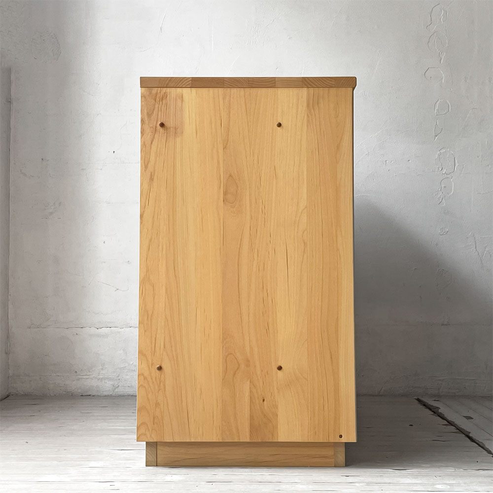モモナチュラル MOMO Natural UNIT WOOD BASE ALDER W700 チェスト 抽斗4杯  ナチュラルテイスト 定価￥66.500- ★