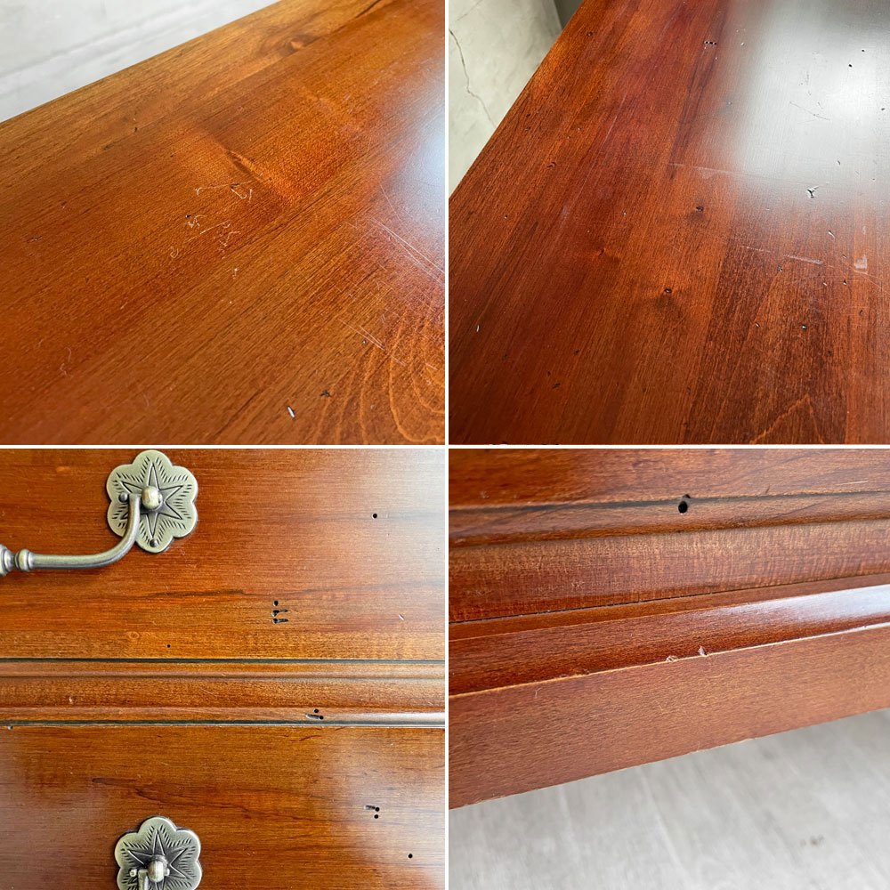 イーセンアーレン ETHAN ALLEN マルケス・ドレッサー Marques Dresser ワイドチェスト サイドボード 抽斗9杯 British Classics US 米国 ♪