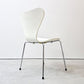 フリッツハンセン Fritz Hansen 3107 セブンチェア ホワイト ラッカー仕上げ スタッキング アルネ・ヤコブセン Arne Jacobsen デンマーク 北欧家具 B ●
