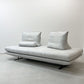 リーンロゼ ligne roset ロゼプラド ROSETPRADO 2pソファ 背クッション2個＋ボルスター1個 W200cm グレー ファブリック クリスチャン・ウェルネール フランス ●