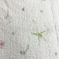 イヴドローム Yves Delorme フラットシーツ ベッドカバー マルチカバー ダブルサイズ 226×247cm フランス B ●