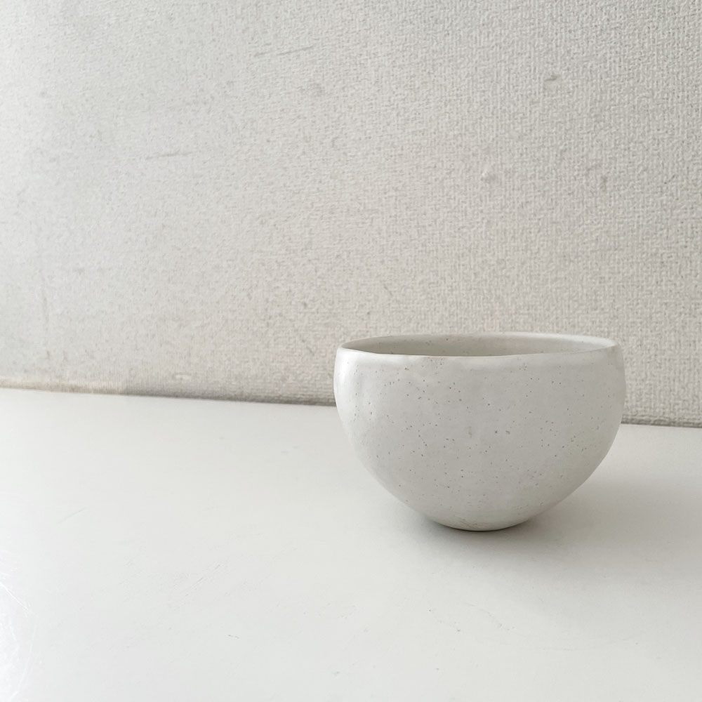村上躍 Yaku Murakami 白釉鉢 碗 ボウル Φ13cm 現代作家 ◎