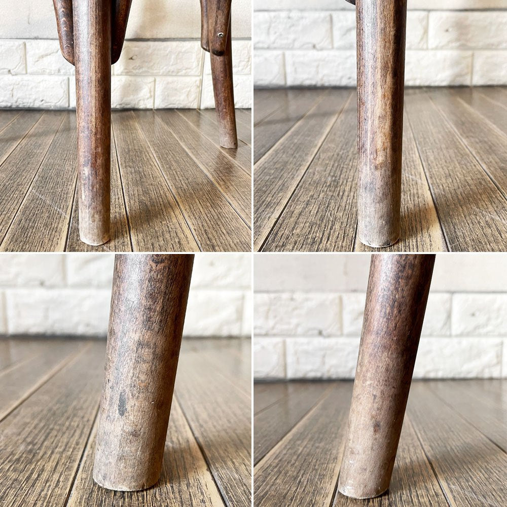 トン TON ベントウッド ハイスツール カウンタースツール H77.5cm ブナ材 板座 曲木椅子 チェコスロバキア B ◎