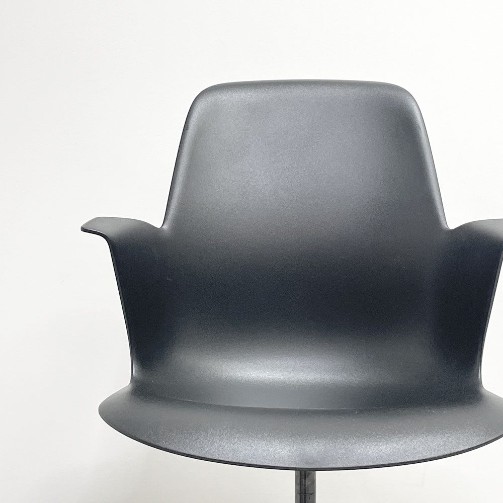 スチールケース Steelcase ノード ファイブスター スツール Node FIVE-STAR STOOL ハイチェア 製図チェア キャスター ブラック ●