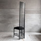 カッシーナ Cassina ヒルハウス 292 Hill House 1 ラダーバックチェア シルクベルベット ブラック チャールズ・レニー・マッキントッシュ 参考定価￥759,000- ♪
