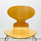 フリッツハンセン Fritz Hansen アントチェア 4本脚 ナチュラルビーチ ラッカー アルネ・ヤコブセン 北欧家具 L ●