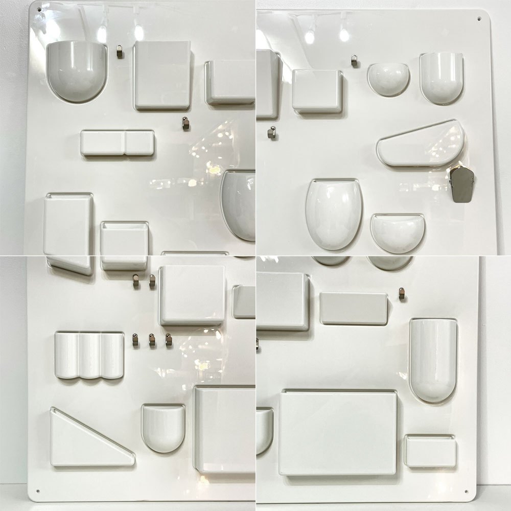 ヴィトラ vitra ウーテンシロ1 Uten.Silo 1 ホワイト 壁掛け収納 ウォールシェルフ インゴ・マウラー & ドロシー・ベッカー ミッドセンチュリー スペースエイジ ●