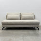 リラックスフォーム RELAXFORM グラシエーロ GLACIERO 2人掛けソファ W161cm プライムレザーテックス プラチナグレー 関家具 定価￥98,000- 〓