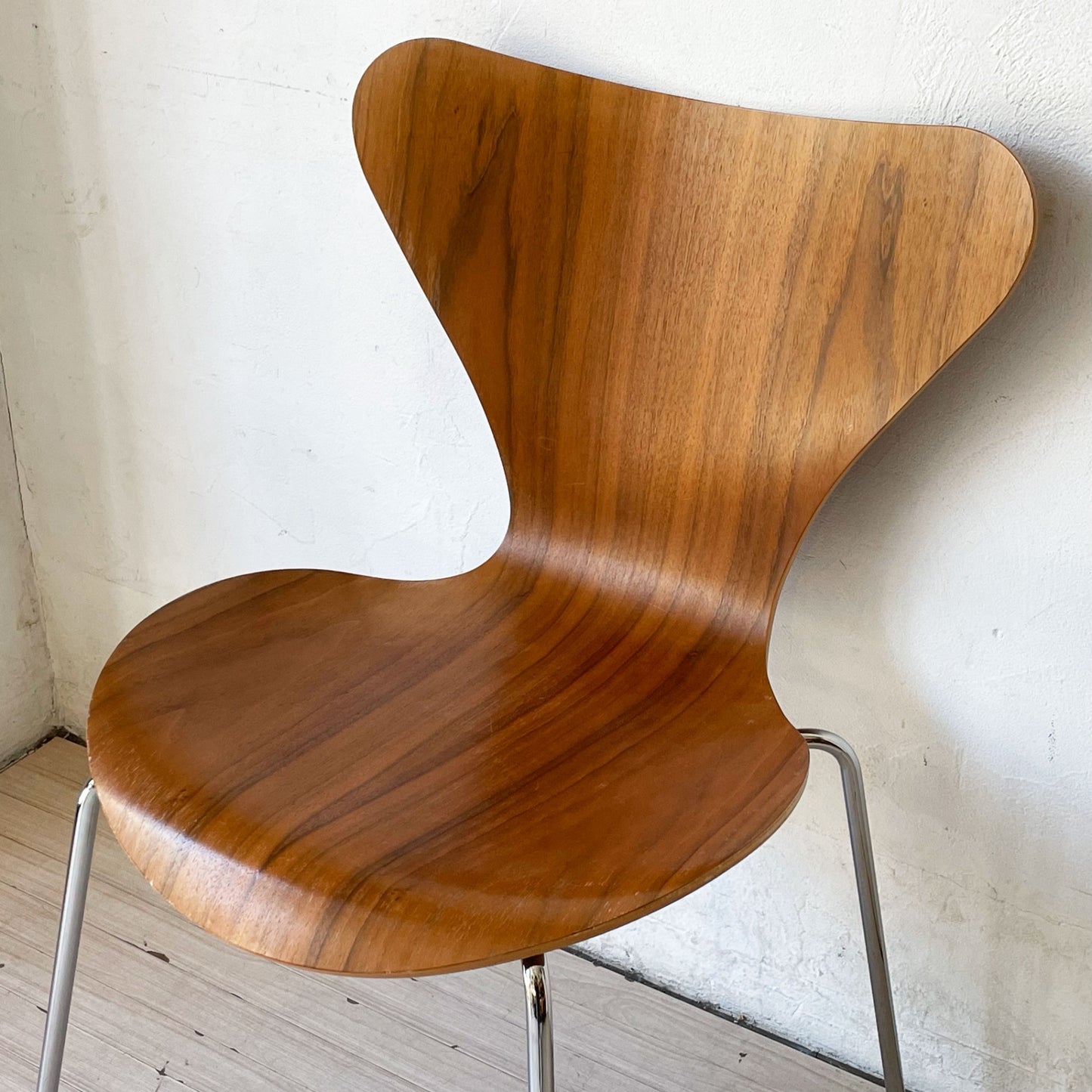 フリッツハンセン Fritz Hansen セブンチェア Seven Chair ダイニングチェア アルネヤコブセン Arne Jacobsen ウォールナット材 北欧家具 E ★