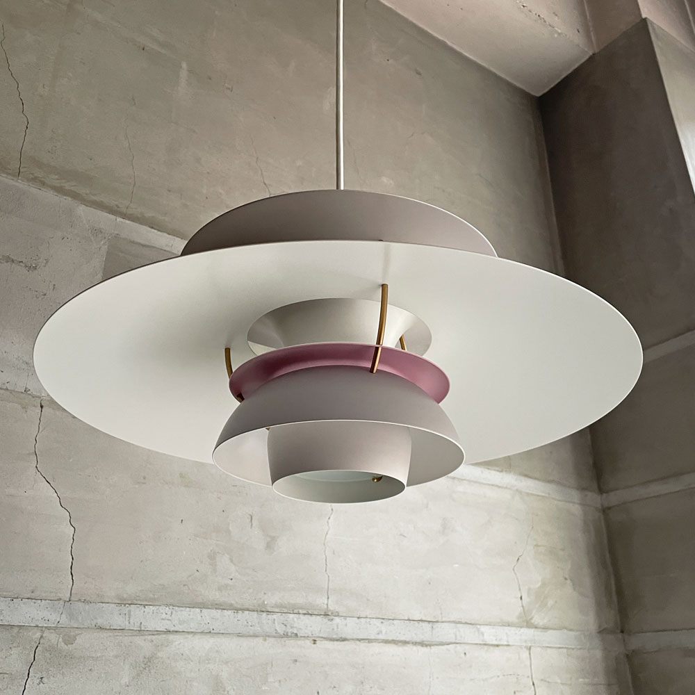 ルイスポールセン Louis Poulsen PH5 グレーグラデーション ペンダントライト ポール・ヘニングセン 北欧 デンマーク 名作照明 箱付き 新品未使用 ♪