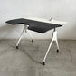 ハーマンミラー Herman Miller エンベロップデスク Envelop Desk スライド天板 & 高さ調節機能 モニターアーム & 取説類 & 工具付属 ビルスタンフ & ジェフウェバー 定価23.4万円 程度良好 〓