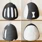 イサムノグチ Isamu Noguchi アカリ AKARI 1AB スタンドライト 和紙シェード ブラック Φ26cm 箱付 名作照明 定価￥27,500- ◎