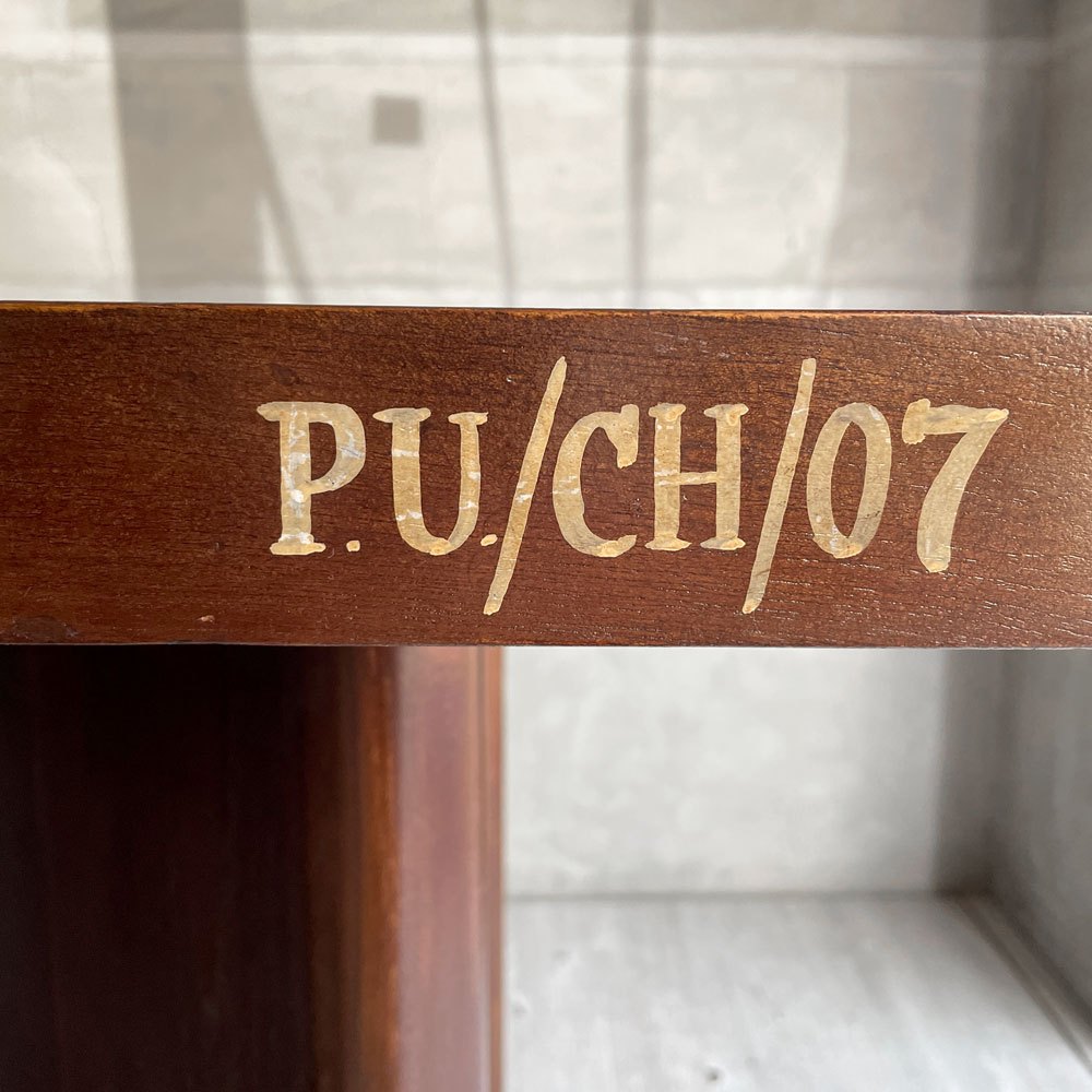 ピエールジャンヌレ Pierre Jeanneret ライブラリーテーブル Library Table スクエア ビルマチーク リプロダクト品 ♪