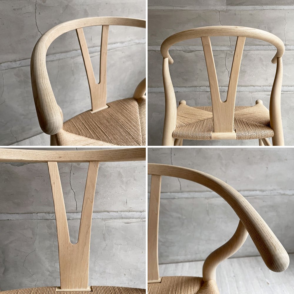 カールハンセン&サン Carl Hansen & Son CH24 Yチェア アッシュ材 ソープフィニッシュ 日本仕様サイズ 座面張替済 ハンス・J・ウェグナー デンマーク 北欧家具 ♪