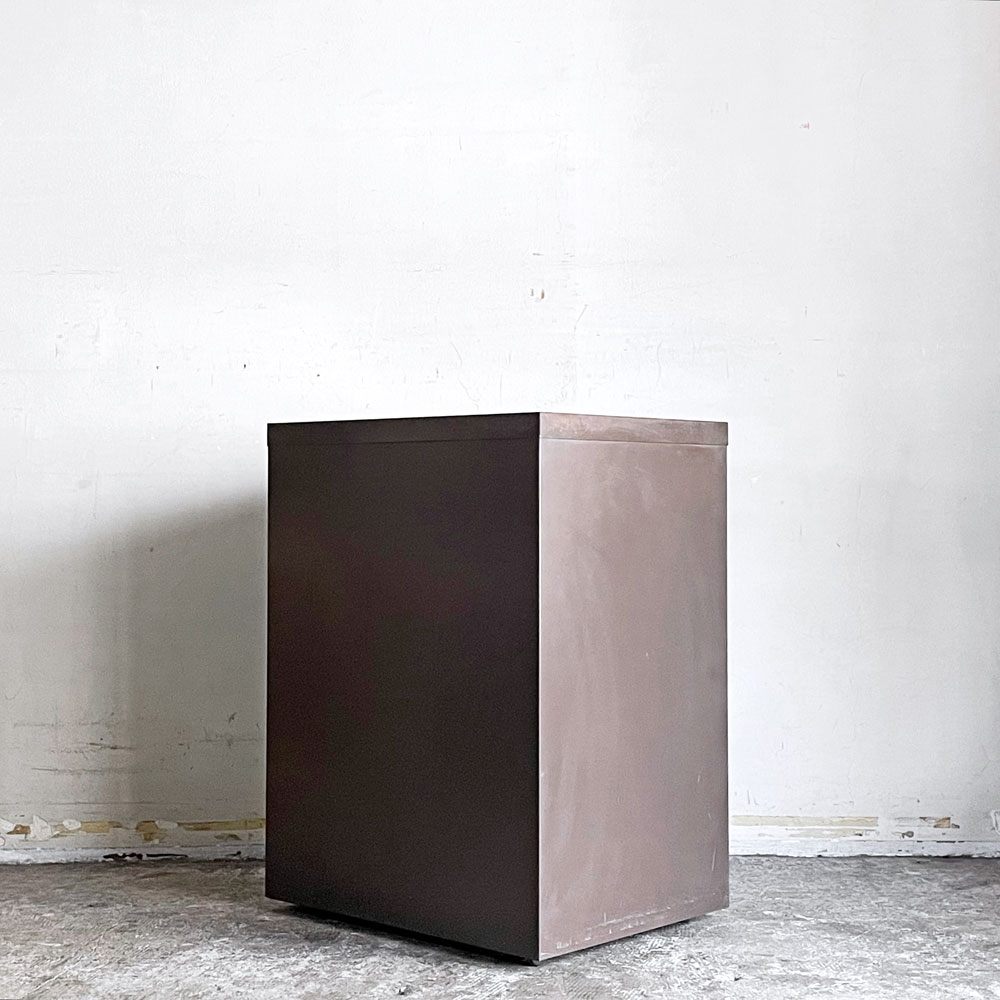 ビスレー BISLEY ベーシック BASIC BA3/29 キャビネット スチールロッカー キャスター ブラウン 1ドア 鍵付き 英国 廃番 ■