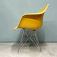ハーマンミラー Herman Miller アームシェルチェア セカンド 2nd FRP エッフェルベース マスタードカラー ヨーロッパ仕様 イームズ ◎