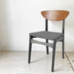 ネイサンファニチャー NATHAN Furniture チークプライウッド ブラックフレーム ダイニングチェア UKビンテージ 北欧スタイル B ★