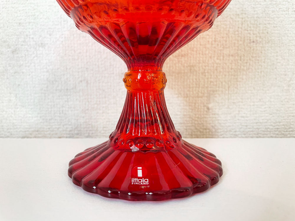 イッタラ iittala マリメッコ marimekko マリスコーリ Mariskooli マリボウル レッド ラージサイズ H15cm シルクステッカー フィンランド 北欧雑貨 ◎