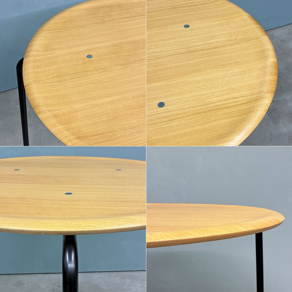 エンゲルブレヒト Engelbrechts ケヴィ KEVI 2010 ダイニングテーブル オーク材 プライウッド カフェテーブル 70cm 未使用品 ◎