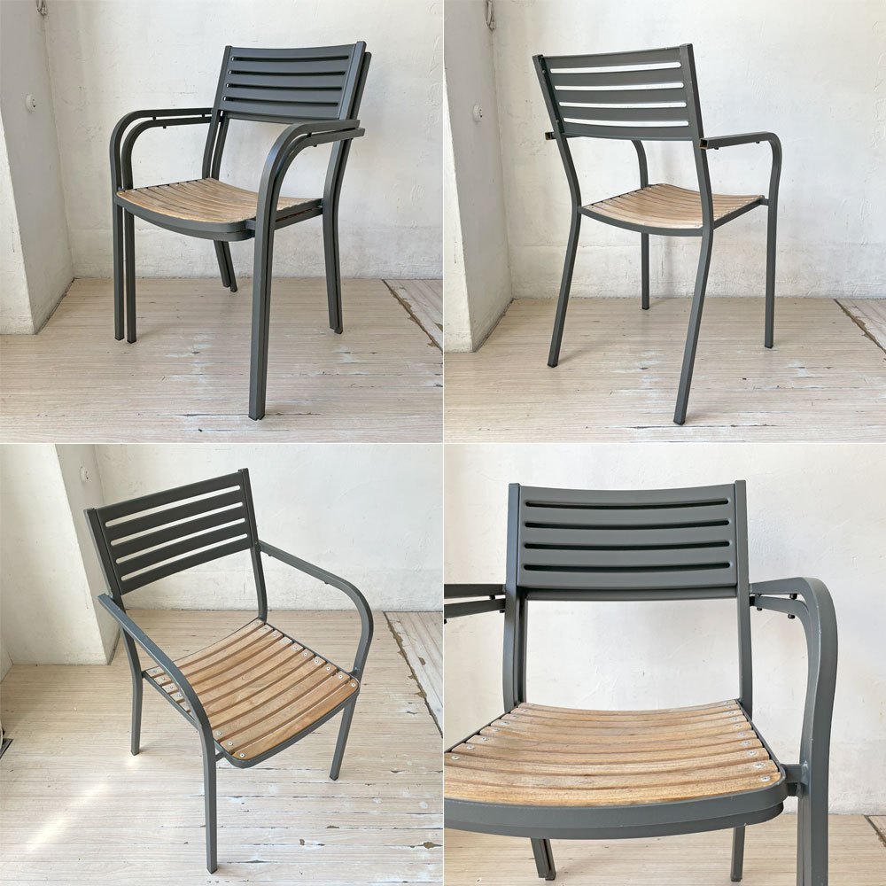 エミュー emu セーニョチェア SEGNOCHAIR ガーデンチェア アーム スタッキング イタリア ニ脚セット ★