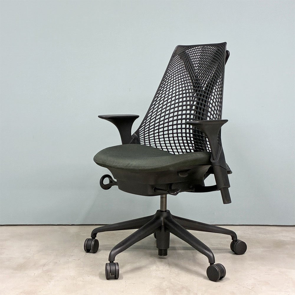 ハーマンミラー Herman Miller セイルチェア SAYL Chair デスクチェア 旧モデル イヴ・ベアール ブラック 2013年製 モダンデザイン ◎
