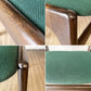 Anderstrup Mobelfabrik ダイニングチェア Model 89 オーク材 ファブリック グリーン系 座面張替済 エリック・バック デンマーク 北欧ビンテージ ◎