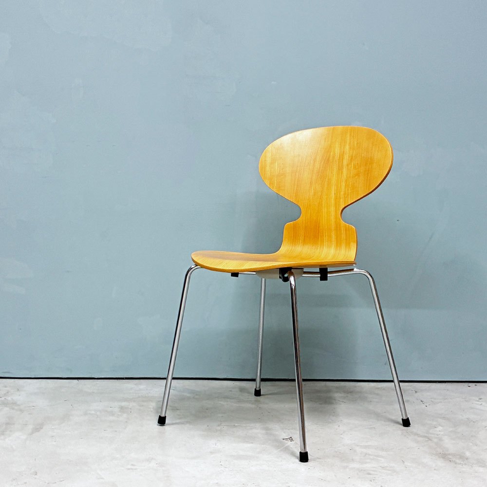 フリッツハンセン Fritz Hansen 3101 アリンコチェア アントチェア 4本脚 ナチュラルビーチ ラッカー仕上げ アルネ・ヤコブセン ◎