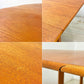 ジェンティーク Jentique ゲートレッグ テーブル gate leg table チーク材 クロスレッグ バタフライテーブル  UKビンテージ ●