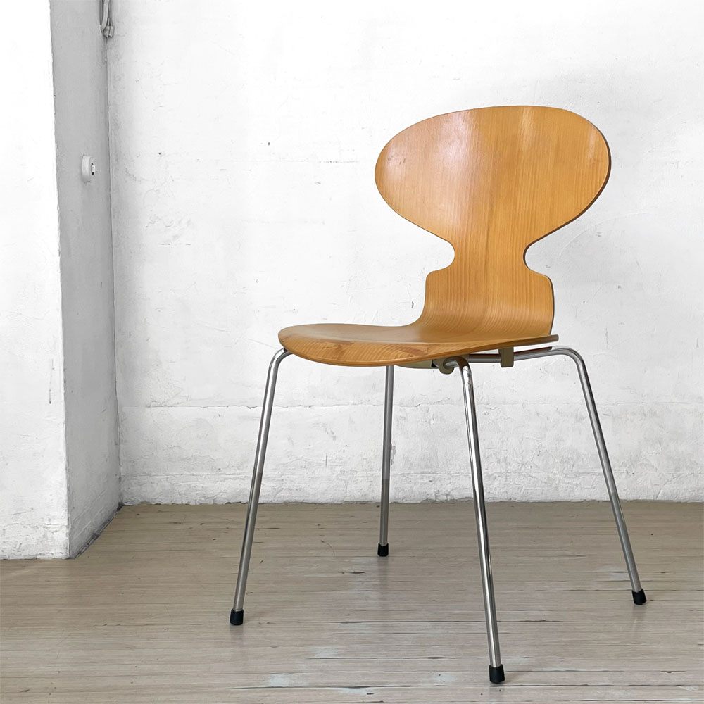 フリッツハンセン Fritz Hansen 3101 アリンコチェア アントチェア 4本脚 ナチュラルビーチ ラッカー仕上げ アルネ・ヤコブセン B ★