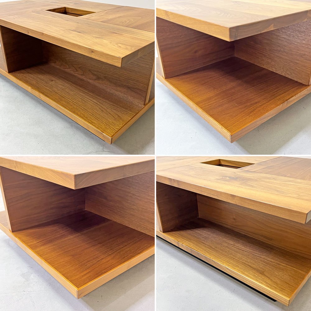 サンコー SUNKOH プロント リビングテーブル PRONTO Living Table ウォールナット材 無垢材 長方形 オーダーサイズ 森 宣雄 モダンデザイン ●
