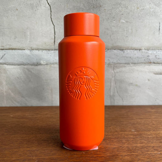 スターバックス Starbucks × ポーター PORTER リサイクルステンレスボトル 355ml マットオレンジ 吉田カバン 2025年 未使用品 ♪