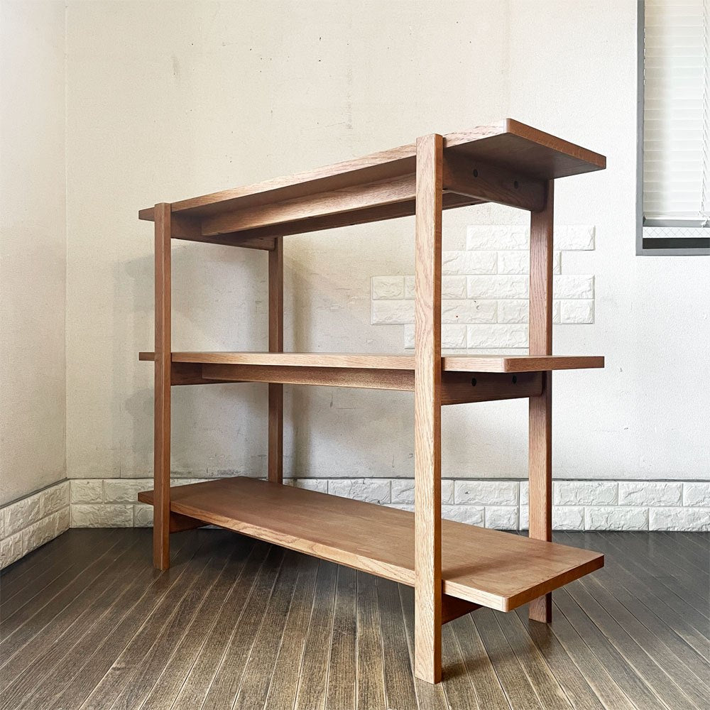 ウニコ unico アッタ ATTA SHELF シェルフ オープンシェルフ W120cm ミッドセンチュリーモダンスタイル 定価￥69,300- 廃番 ◎